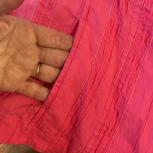 Christopher and Banks size extra large pink summer blouse. - Picture 8 of 8